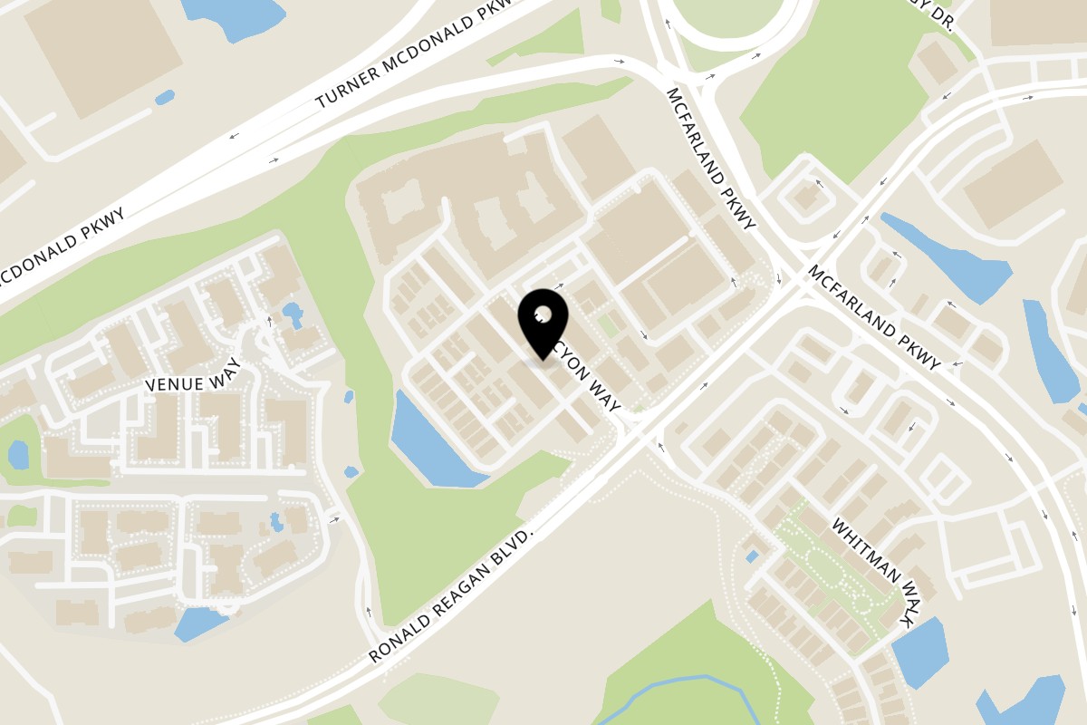 Map showing the location of CHAR PIZZERIA on 6330 Halcyon Way suite 760 in Alpharetta